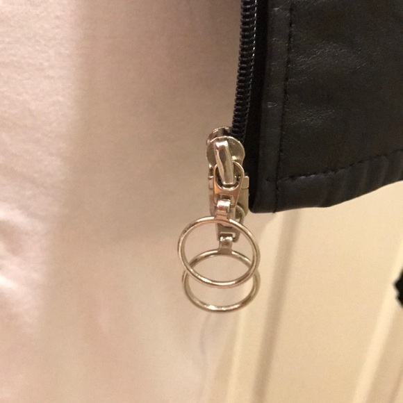 Spiegel vintage leather panel sweater jacket - Picture 6 of 7